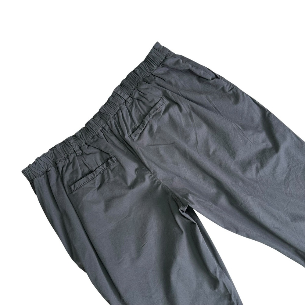 NWT PACT Chino Pants Stretch Organic Cotton Tapered Ankle Women XXL Gray Minimal - Picture 5 of 10